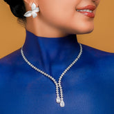 Emerald Tie Necklace