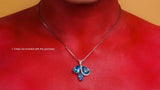 Azure Deco Empress Pendant Set
