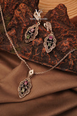 Tree of Treasures Pendant Set