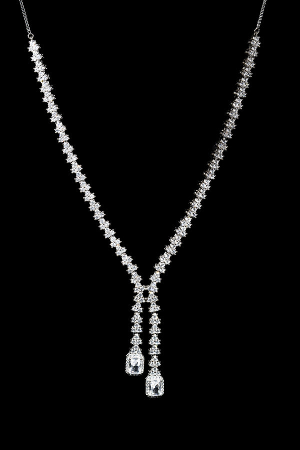 Emerald Tie Necklace