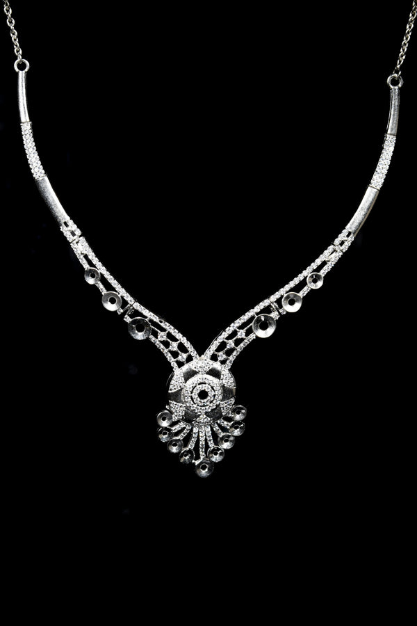 Layered Blossom Cascade Necklace
