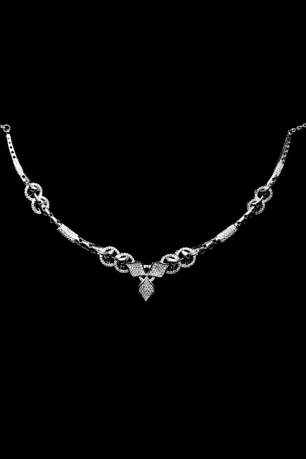 Celestial Vine CZ Necklace Set