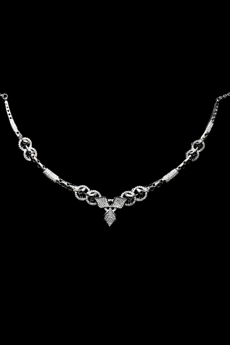 Celestial Vine CZ Necklace Set