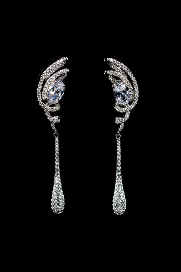 Celestial Curve Drop Earrings