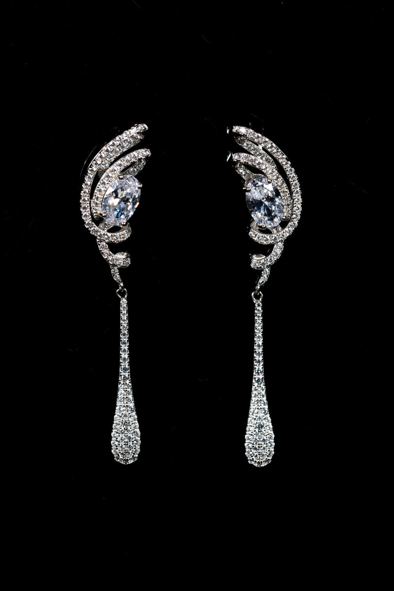 Celestial Curve Drop Earrings