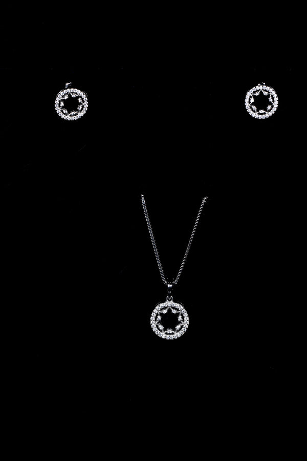 Celestial Star Ring Pendant Set