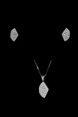Radiant Harmony Curve Pendant Set