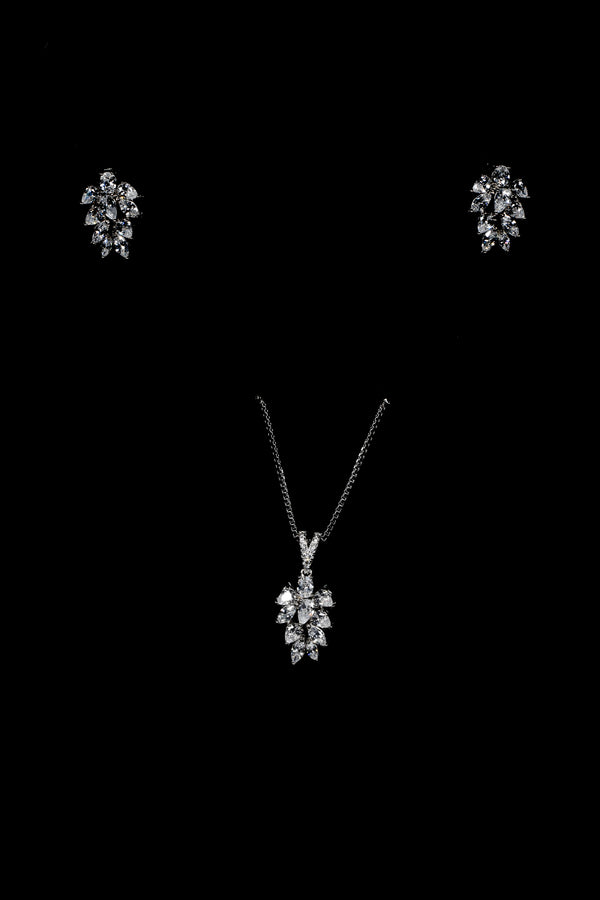 Delicate Pear & Marquise Harmony Necklace