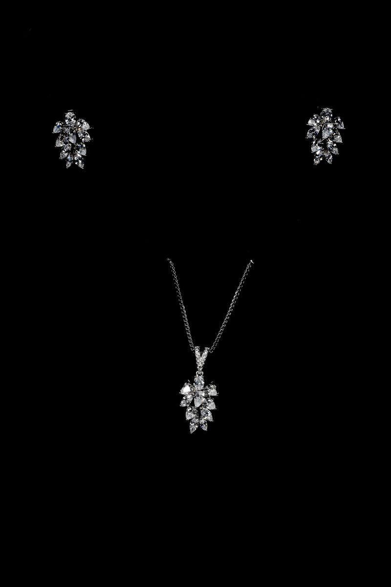 Delicate Pear & Marquise Harmony Necklace