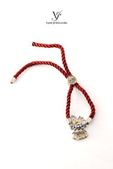 Radhe Krishna – Adjustable 92.5 Silver Rakhi