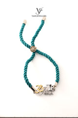 Om Namah Shivay – Adjustable 92.5 Silver Rakhi