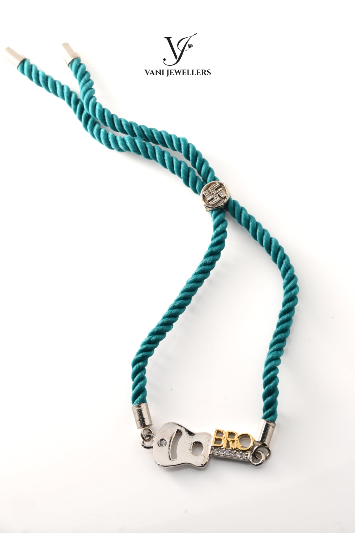Rockstar Bro – Adjustable 92.5 Silver Rakhi