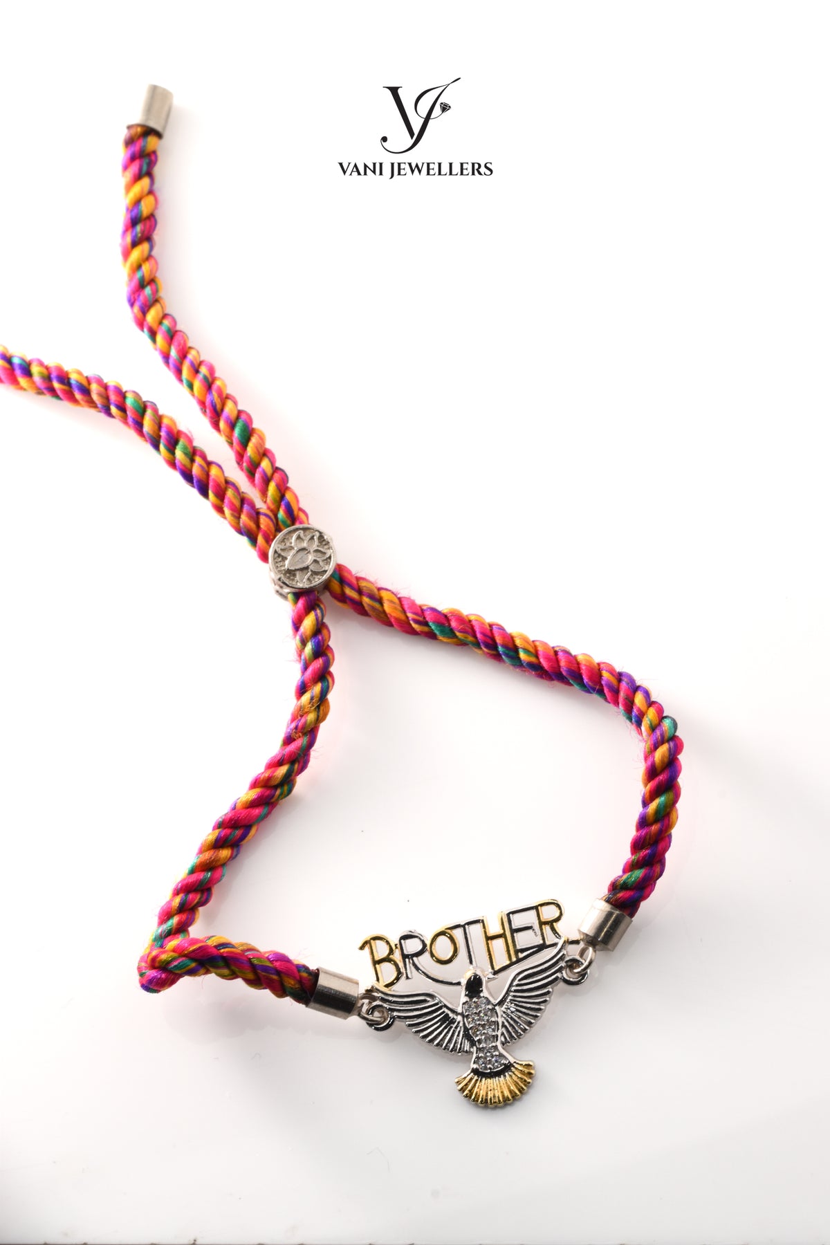 Soaring Spirit – Adjustable 92.5 Silver Rakhi