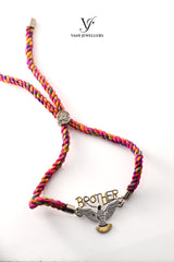 Soaring Spirit – Adjustable 92.5 Silver Rakhi