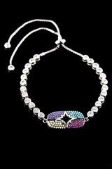 Four-Color Radiant Harmony Adjustable Bracelet