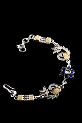 Peacock Bloom Statement Bracelet