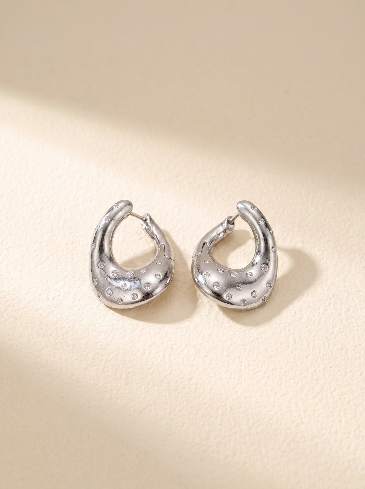 Silver Élan Earring