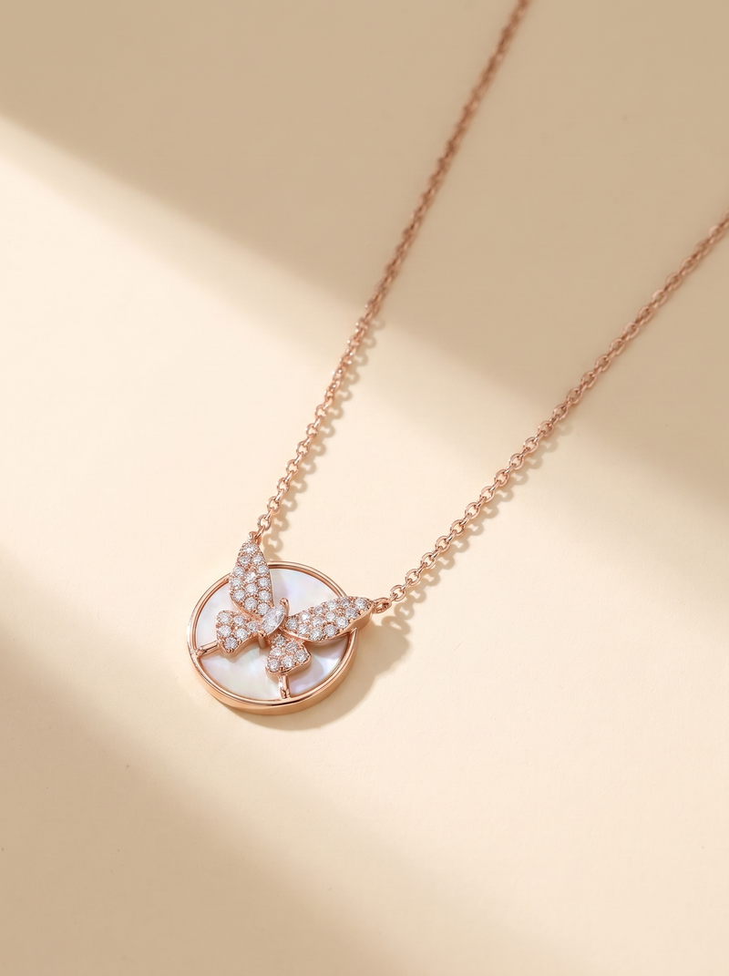 Papillon Perlé Rosé