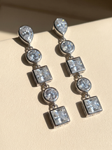 Geometric Éclat Dangle Earrings
