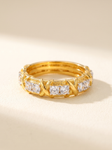 Golden X Éclat Ring