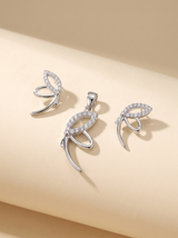 Luna Silver Pendant Set