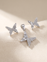 Papillon Éclat Pendant Set