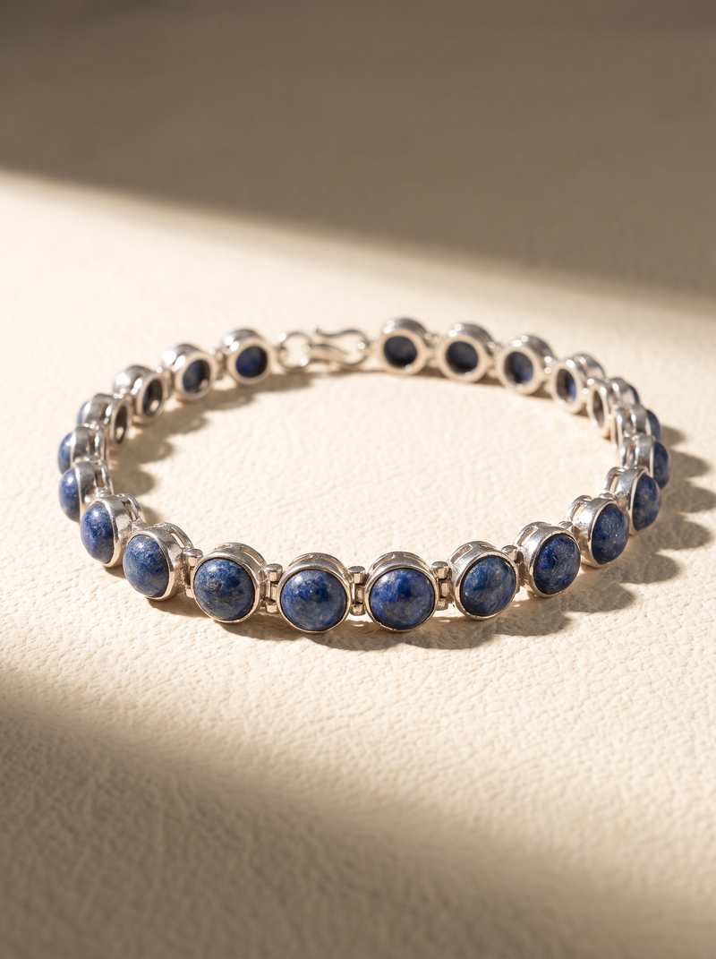 Azure Serenity Stone Bracelet