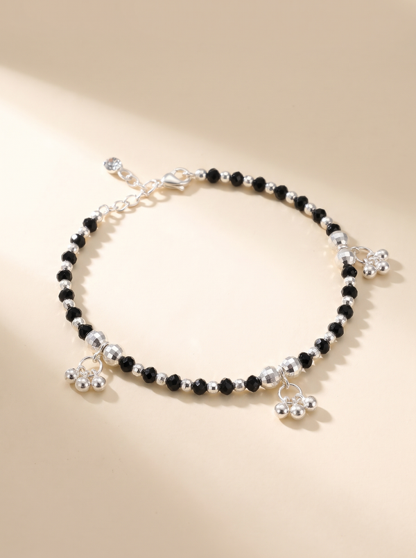Noir Charm Beaded Bracelet