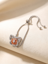 Papillon Orange Butterfly Bracelet