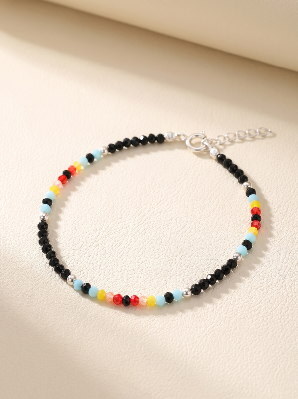 Rainbow Éclat Beaded Bracelet