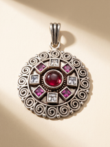 Rang Mahal Oxidised Pendant