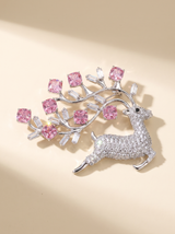 Rosé Royale Diamond Brooch