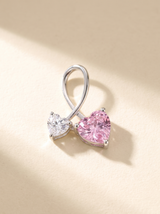 Amore Rosé Twin Heart Pendant