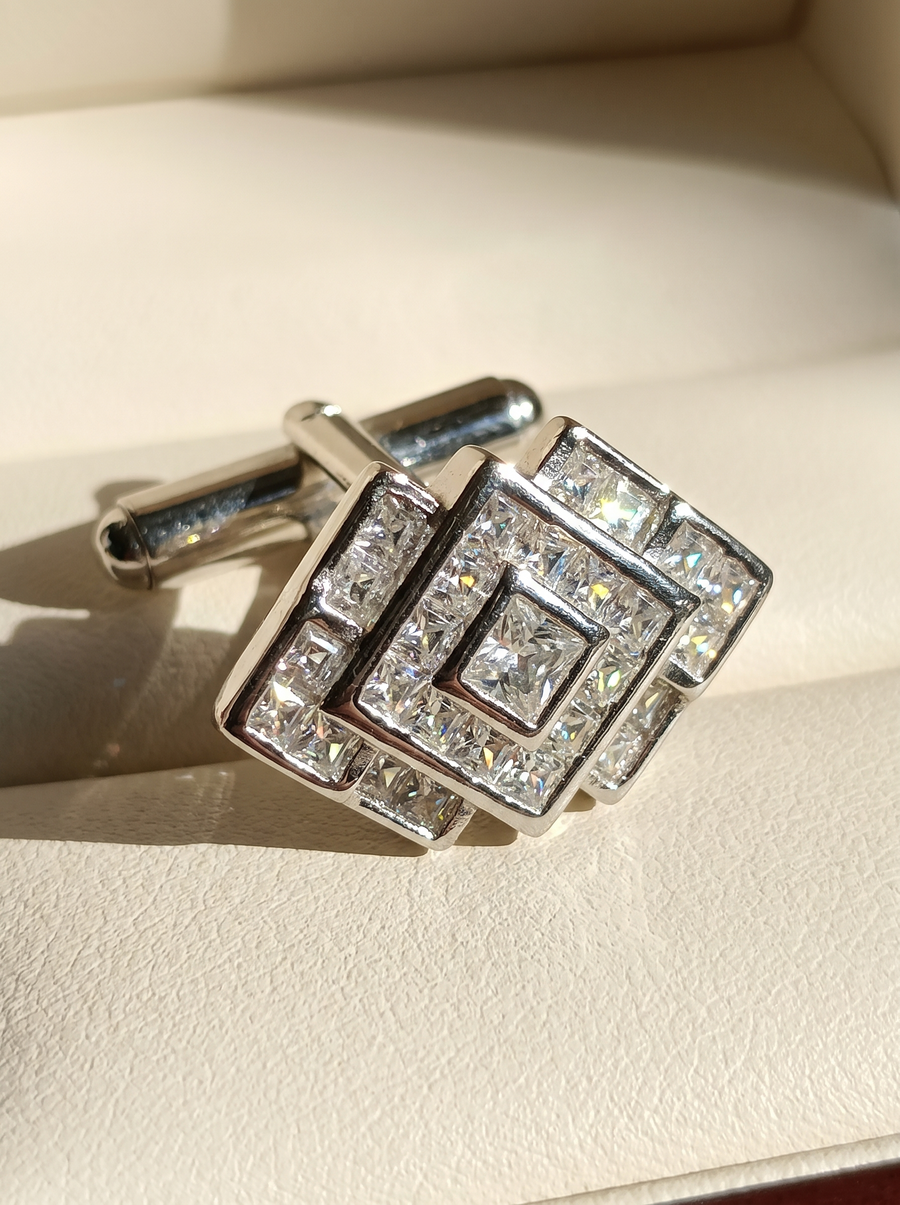 Royale Baguette Square Cufflinks