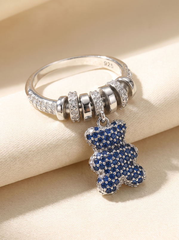 Teddy Twinkle Charm Ring
