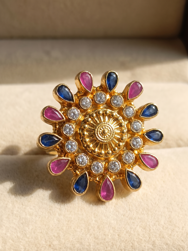 Chakra Royale Cocktail Ring