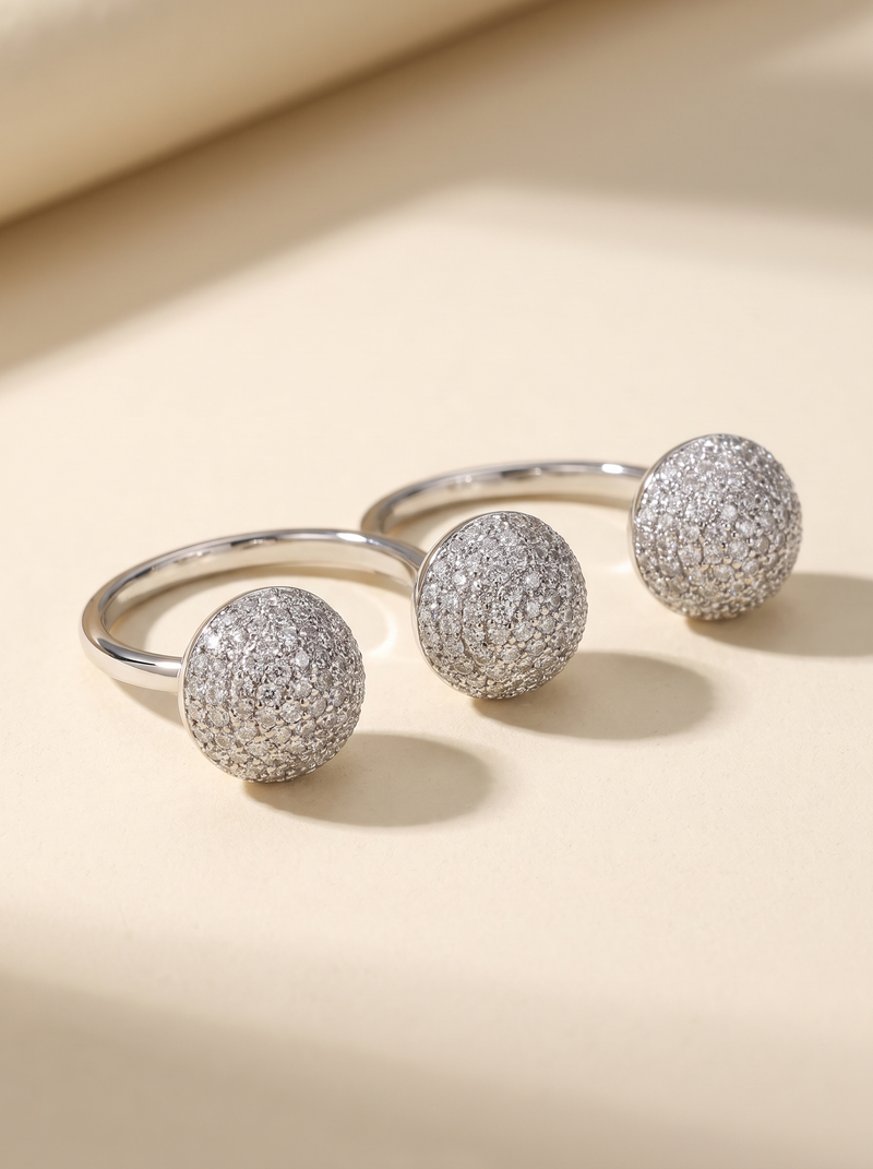 Éclat Royale Two-Finger Ring