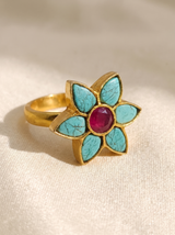Rosé Emerald Royale Ring