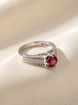 Crimson Heritage Oxidised Ring